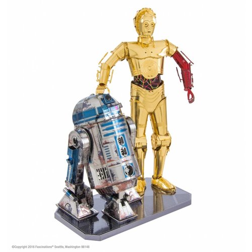  Metal Earth Star Wars R2D2 en C3PO box - puzzle 3D 