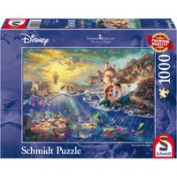 thumb-De Kleine Zeemeermin - Thomas Kinkade - puzzel van 1000 stukjes-1