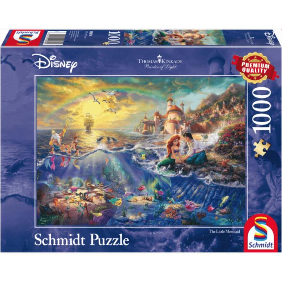 De Kleine Zeemeermin - Thomas Kinkade - puzzel van 1000 stukjes-1