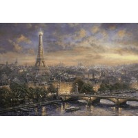 Paris, la ville de l'amour - Thomas Kinkade - 1000 pièces