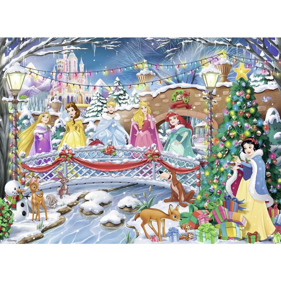 Kerst met Disney prinsesjes - puzzel van 500 stukjes-2