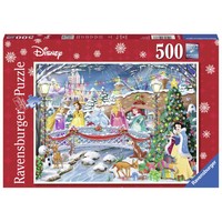 thumb-Kerst met Disney prinsesjes - puzzel van 500 stukjes-1