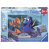 Ravensburger Finding Dory - 2 puzzels van 12 stukjes