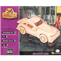 thumb-Racecar- Atelier de Gepetto - Puzzle 3D en bois-2