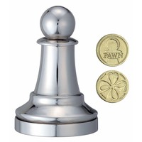 thumb-Pawn Silver - Chess piece - Cast brain breaker-2