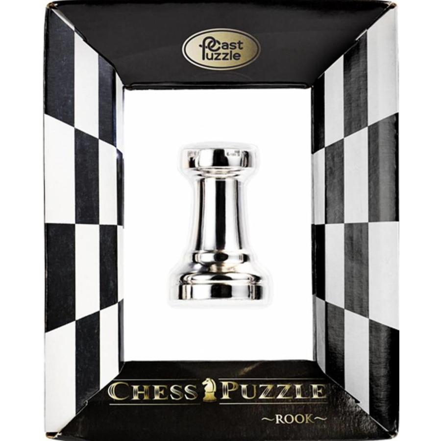 Rook Silver - Chess piece - Cast brain breaker-1