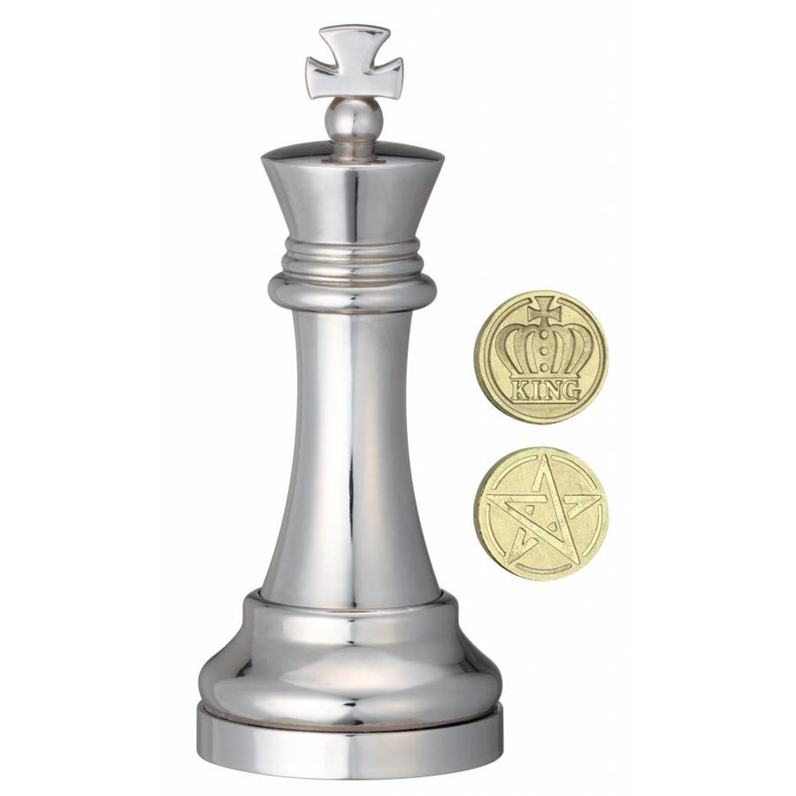 King Silver - Chess piece - Cast brain breaker-2