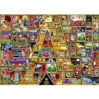 thumb-Alphabet Impressionnant "A" - Colin Thompson - 1000 pièces de puzzle-1