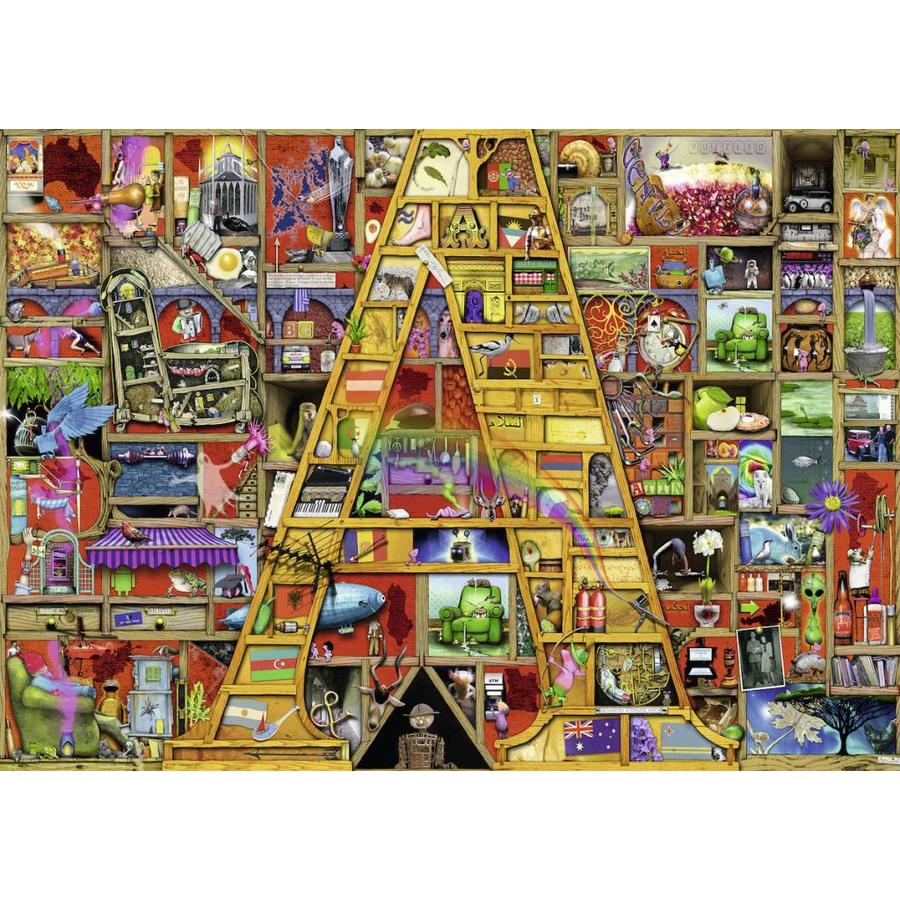 Alphabet Impressionnant "A" - Colin Thompson - 1000 pièces de puzzle-1