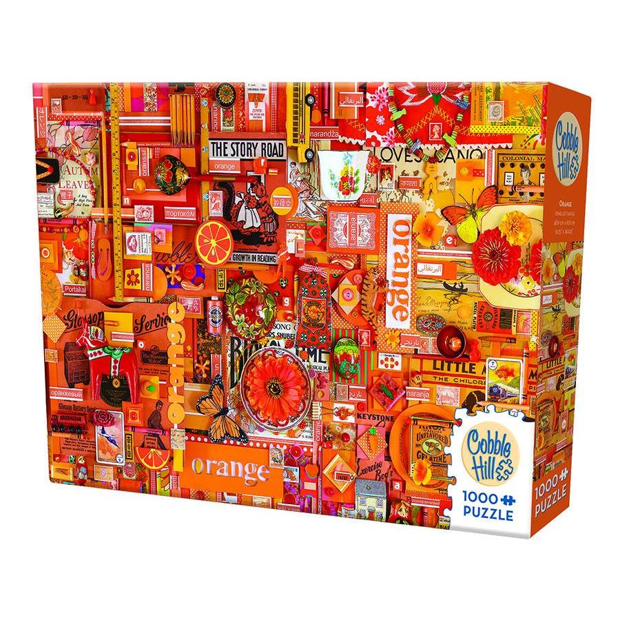 Orange - puzzle of 1000 pieces-2