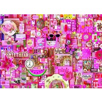 thumb-Pink - puzzle of 1000 pieces-1