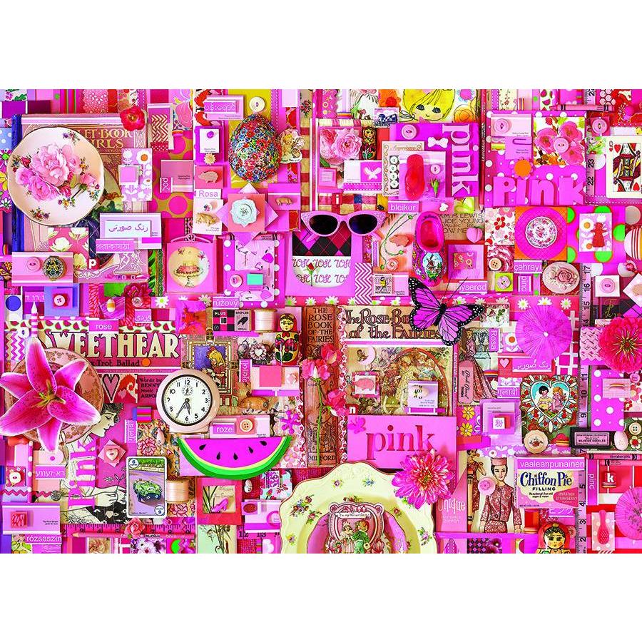 Roze - puzzle de 1000 pièces-1