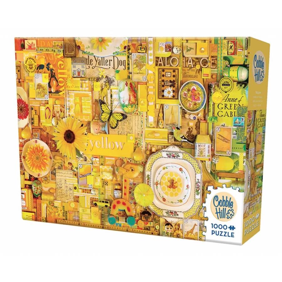 Yellow - puzzle of 1000 pieces-2