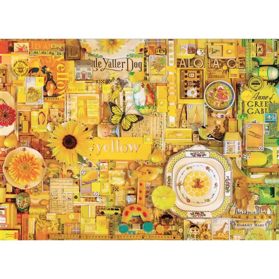 Yellow - puzzle of 1000 pieces-1