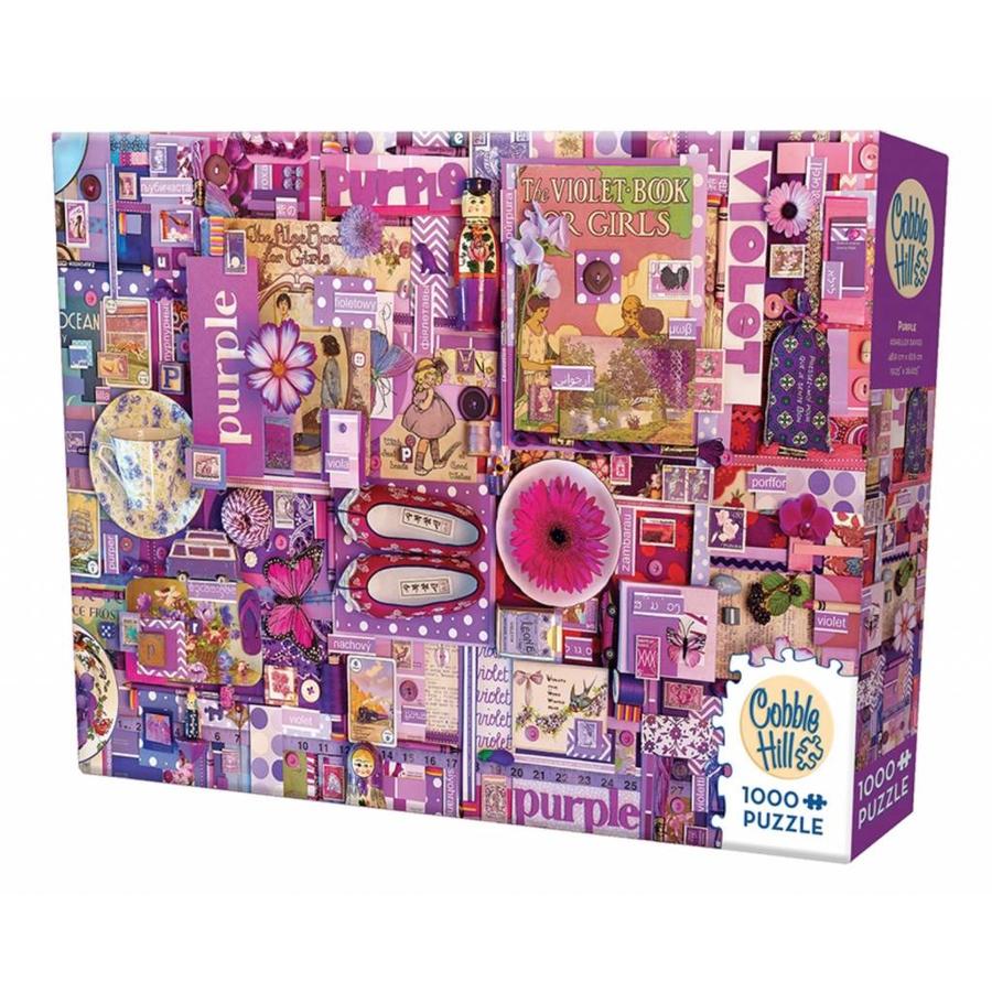 Purple - puzzle of 1000 pieces-2