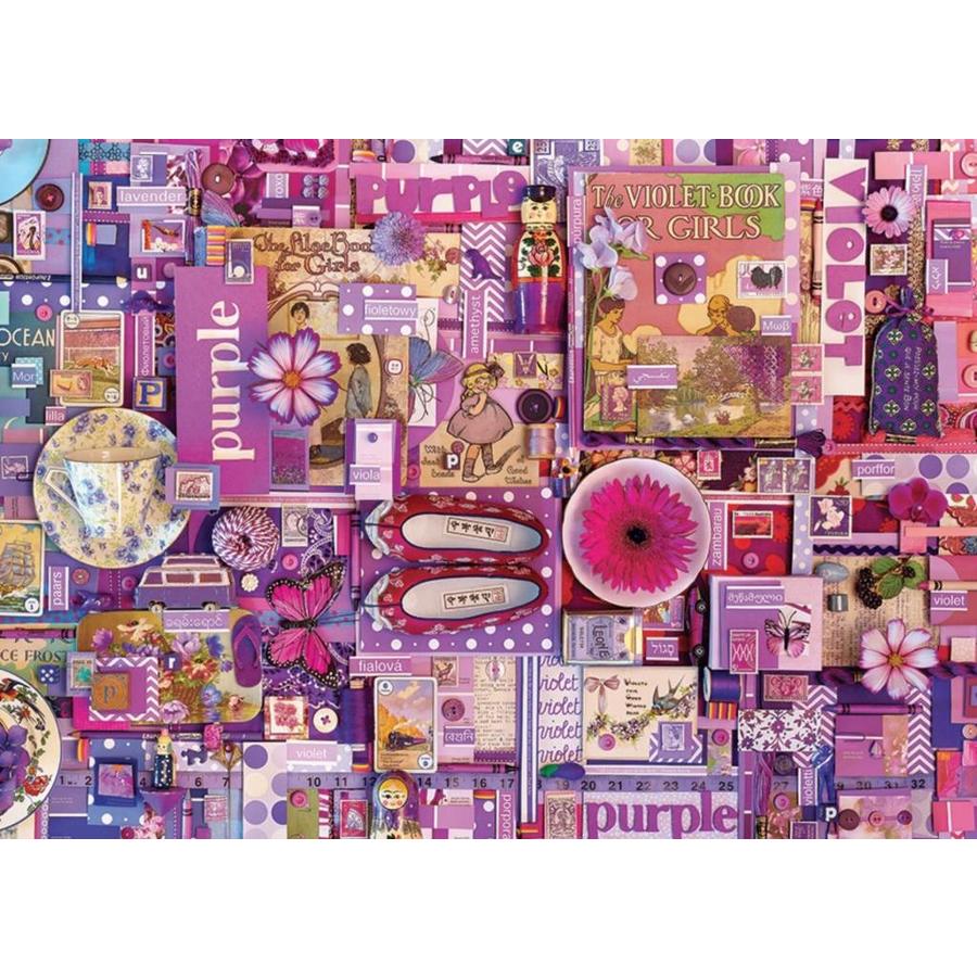 Purple - puzzle of 1000 pieces-1