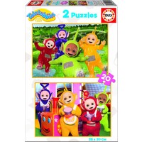 De Teletubbies - 2 puzzels van 20 stukjes