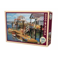 thumb-Zomerse kade -puzzel van  2000 stukjes-2