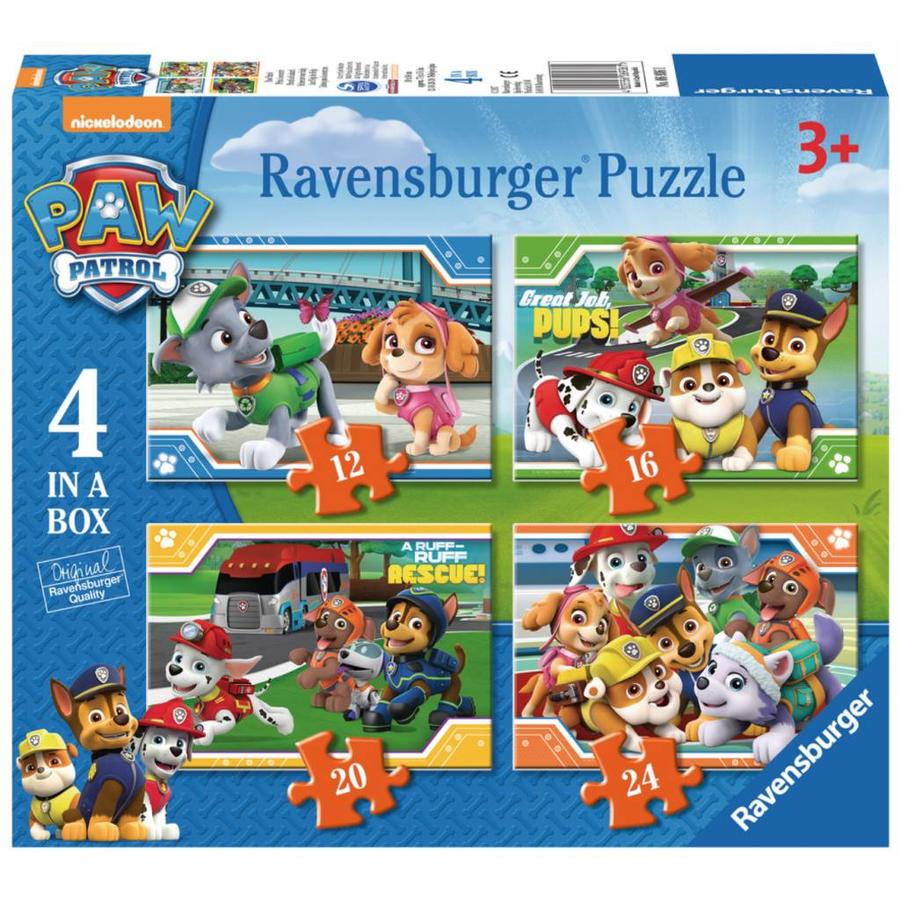 Paw Patrol - 12+16+20+24 stukjes-1