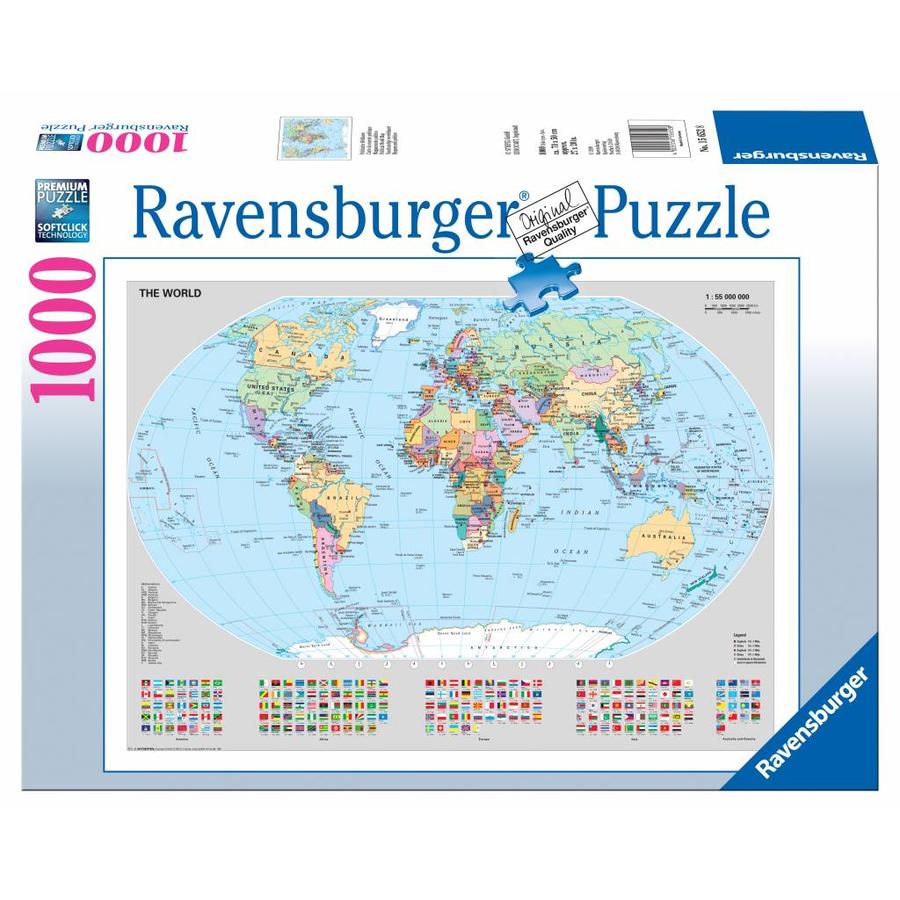 Constitutional world map - 1000 pieces-2