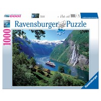 thumb-Norwegian fjord - 1000 pieces-2