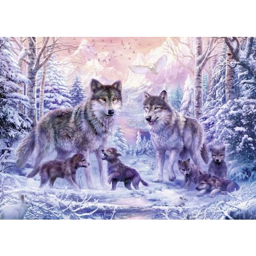  Ravensburger Arctic wolves - 1000 pieces 