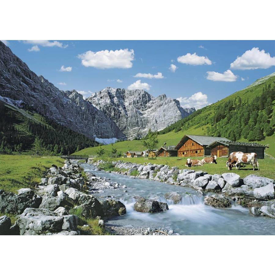 RAVENSBURGER 1000 PIECE PUZZLE NATURE EDITION NO.16 SUNSET IN THE MOUNTAINS  1501