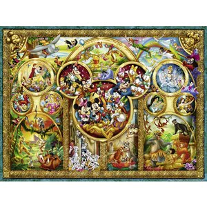 Building the 5000 PIECE Artistic Mickey Disney puzzle by