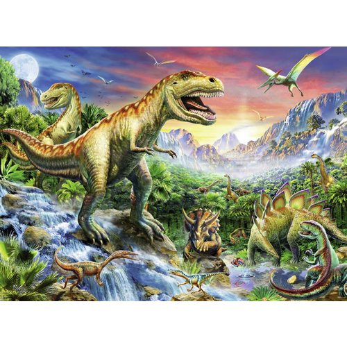  Ravensburger Bij de dinosaurussen - 100 stukjes XXL 