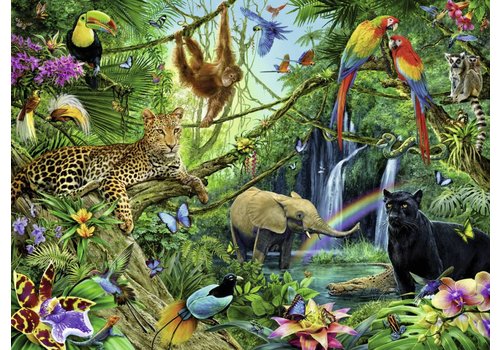  Ravensburger Dieren in de jungle - 200 stukjes XXL 