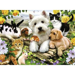 Puzzle 200 p XXL - Animaux de la savane, Puzzle enfant