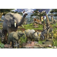 thumb-At the watering hole  - 18000 pieces-1