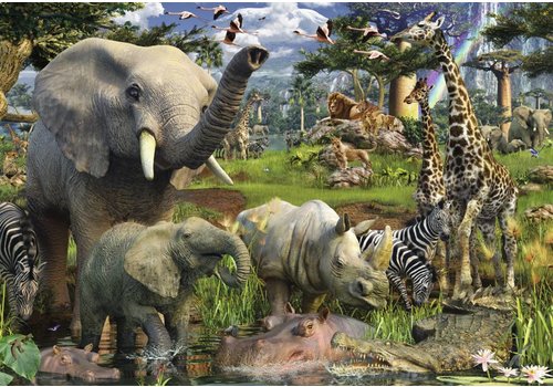  Ravensburger At the watering hole  - 18000 pieces 