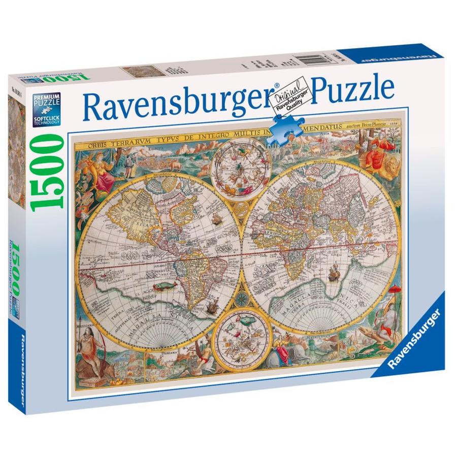 Ravensburger Puzzle carte du monde, 1000 pièces