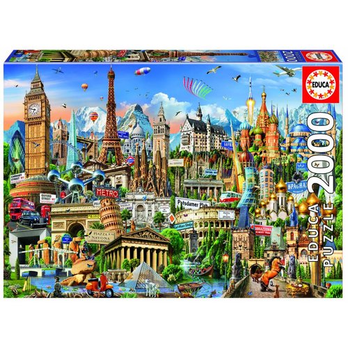  Educa Europe Landmarks - 2000 pieces 
