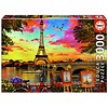 Educa Sunset in Paris - jigsaw puzzle of 3000 pieces