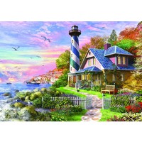 thumb-Lighthouse at Rock Bay - jigsaw puzzle of 4000 pieces-2