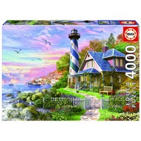 thumb-Lighthouse at Rock Bay - jigsaw puzzle of 4000 pieces-1