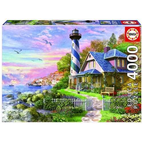  Educa Lighthouse at Rock Bay - 4000 pieces 