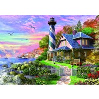 thumb-Lighthouse at Rock Bay - jigsaw puzzle of 1000 pieces-2