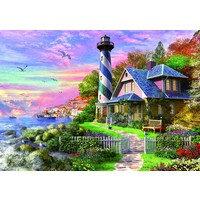 thumb-Vuurtoren in Rock Bay - legpuzzel van 1000 stukjes-2