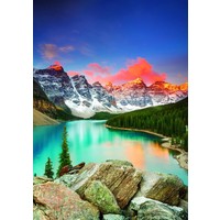 Mountain lake in Canada - jigsaw puzzle of 1000 pieces
