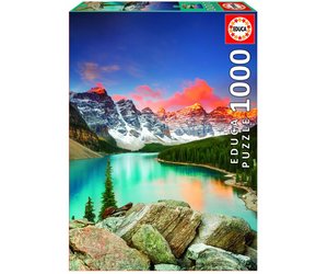 Educa Moraine Lake 1000 Piece Jigsaw Puzzle - Canadian Banff National Park Scenery For Adults