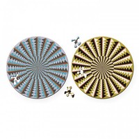 thumb-Puzzle Double Karussell - Puzzle Ronde Recto-Verso en Bois - 88 pièces-4