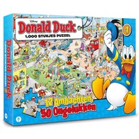 Donald Duck - 12 ambachten, 50 ongelukken - legpuzzel van 1000 stukjes