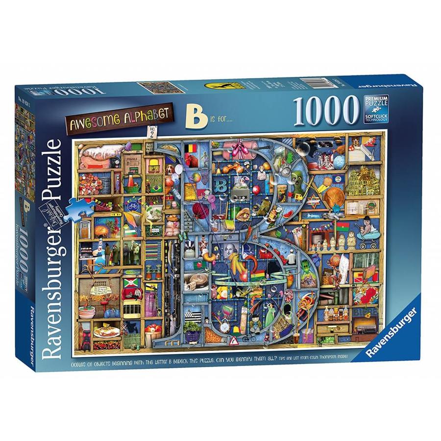 Awesome Alphabet "B" - Colin Thompson - Jigsaw 1000 pieces-1