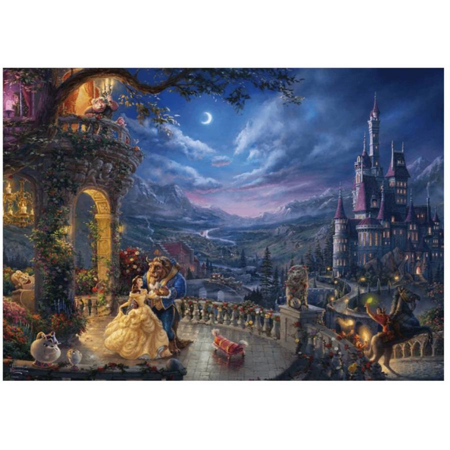 La belle et le bête - Thomas Kinkade - puzzle de 1000 pièces-1