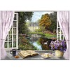 Schmidt View of the castle gardens - Dominic Davison - jigsaw puzzle of 1000 pieces