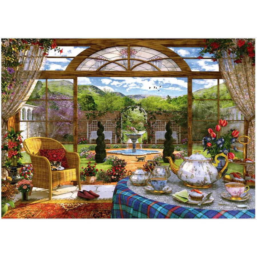 View from the conservatory - Dominic Davison - jigsaw puzzle of 1000 pieces-1