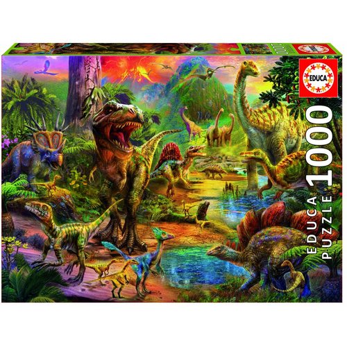  Educa Land of dinosaurus - 1000 pieces 